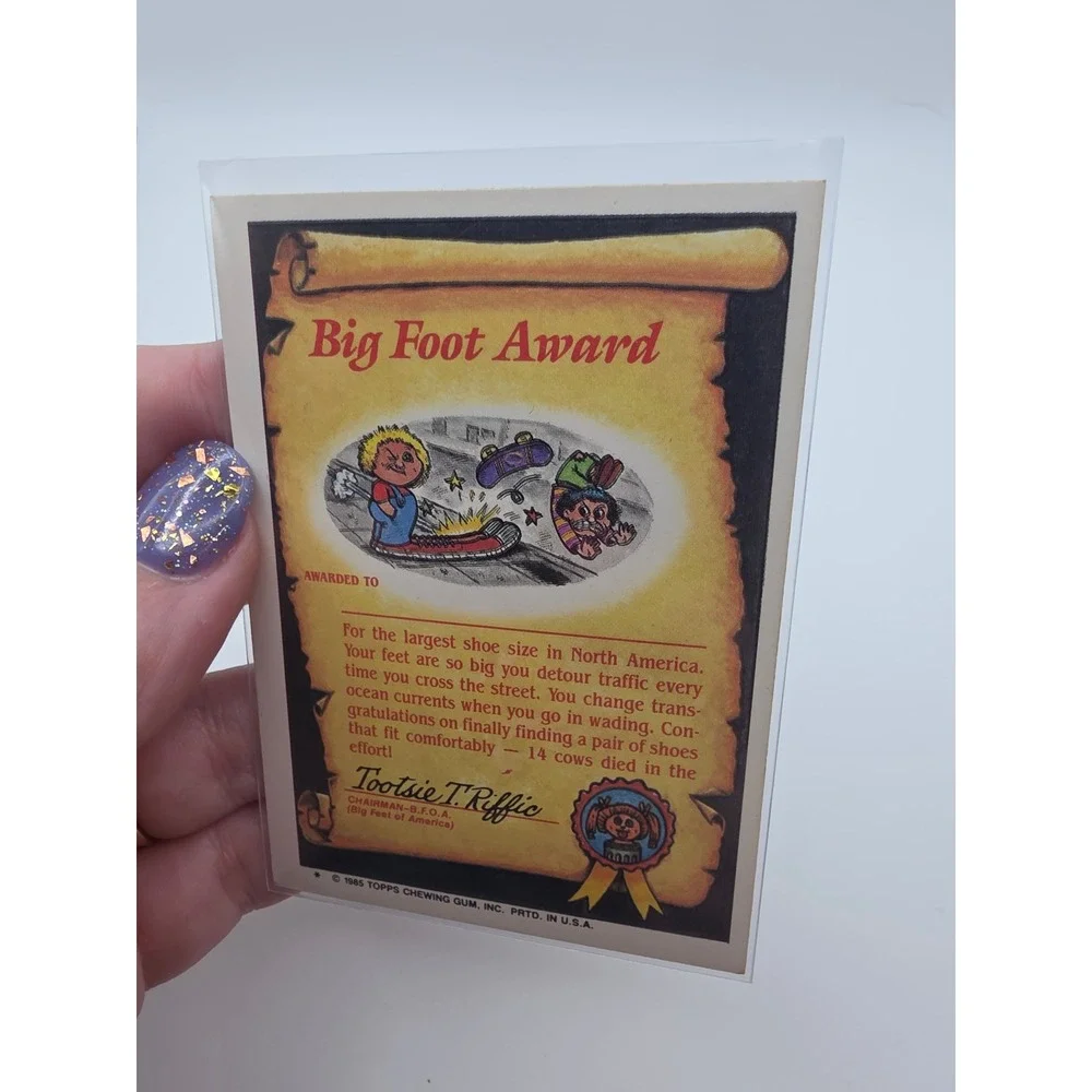 Topps Garbage Pail Kids OS2 Janet Planet Fair 63b
